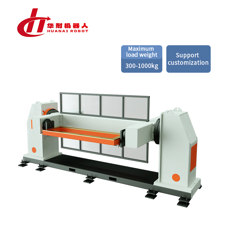 Three axis vertical rotary positioner