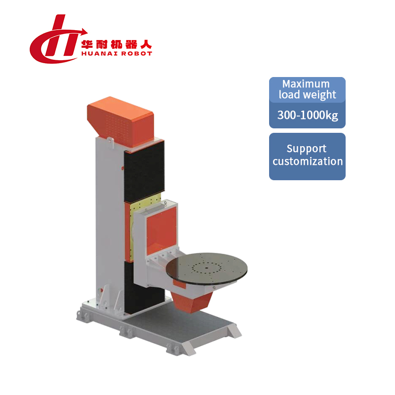 Lift type dual axis L positioner