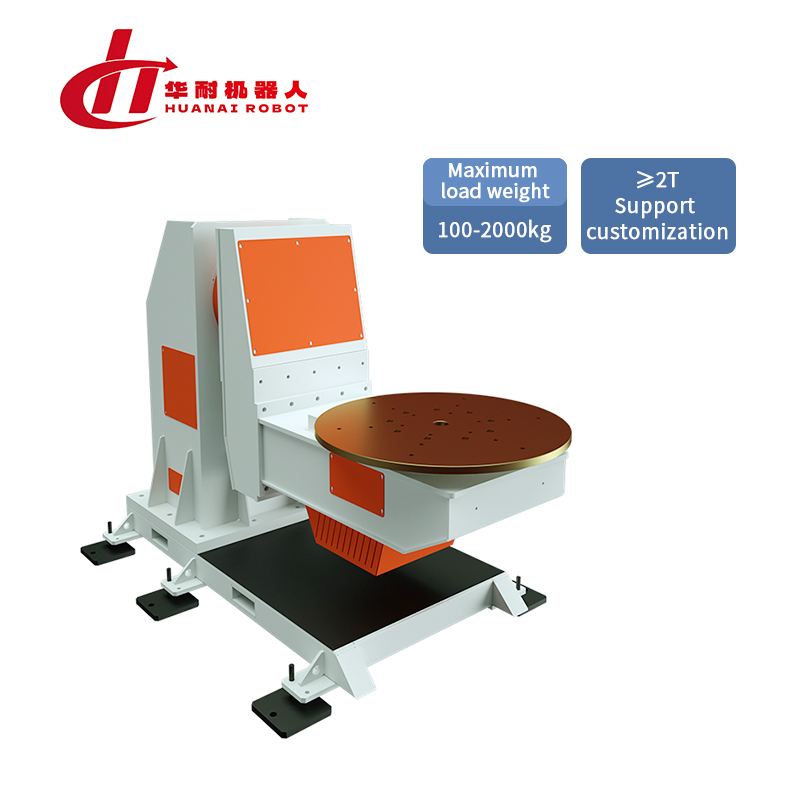 Dual axis L-shaped positioner
